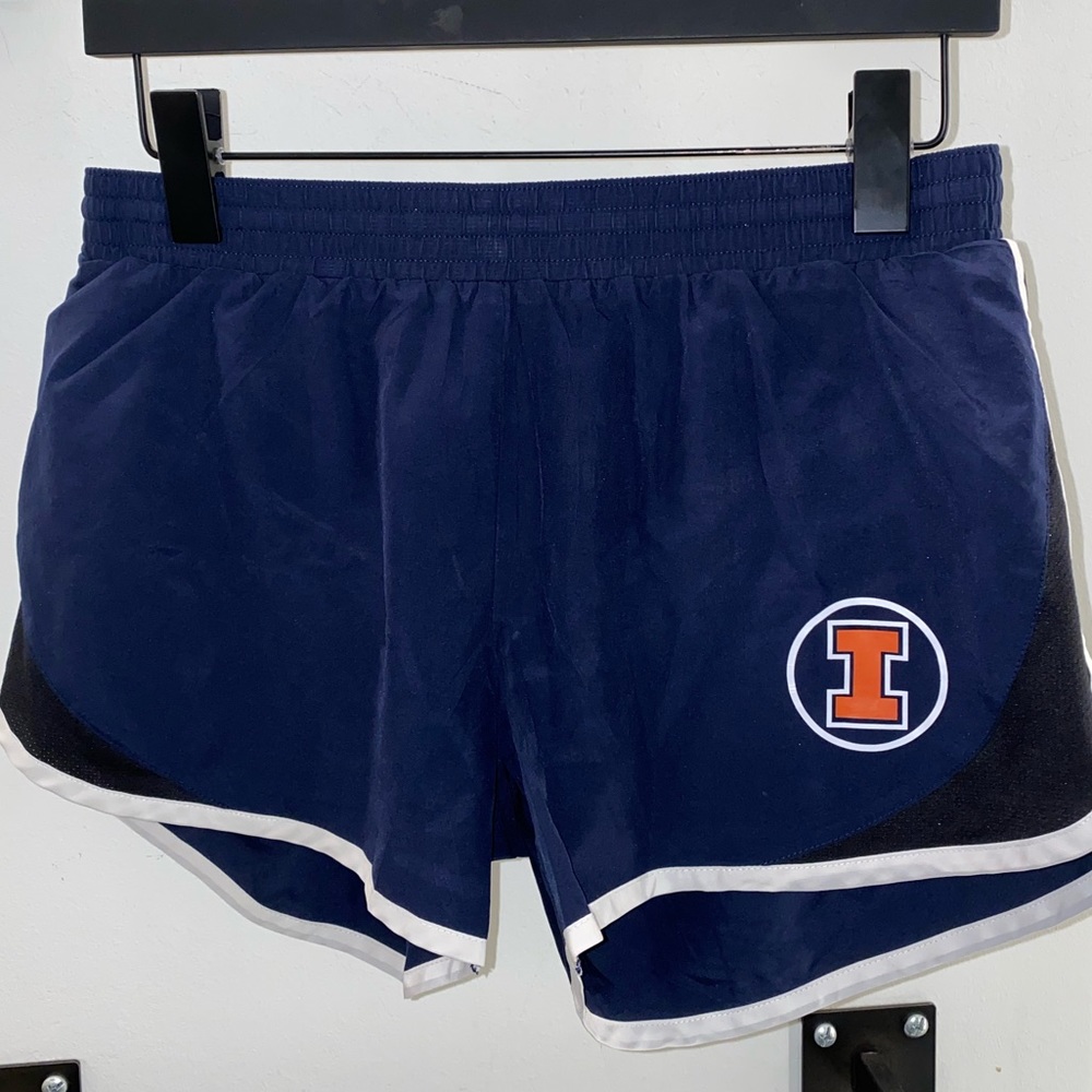 UIUC ILLINOIS running shorts sz s